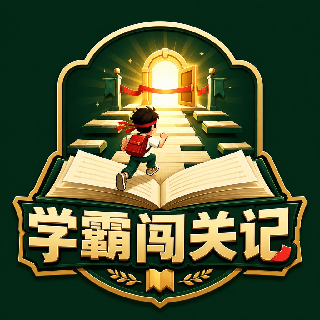 学霸闯关记的知识冒险游戏视觉